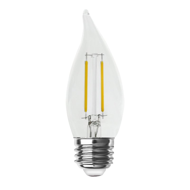 LED FLAME TIP 3W/25W MED 2700K