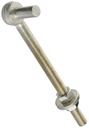 HOOK BOLT STEEL ZINC 7/8X12IN 
