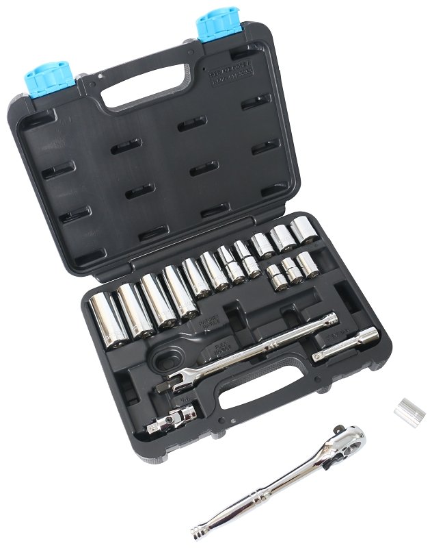 [3058856] SOCKET SET 20PC 3/8DRIVE MET  