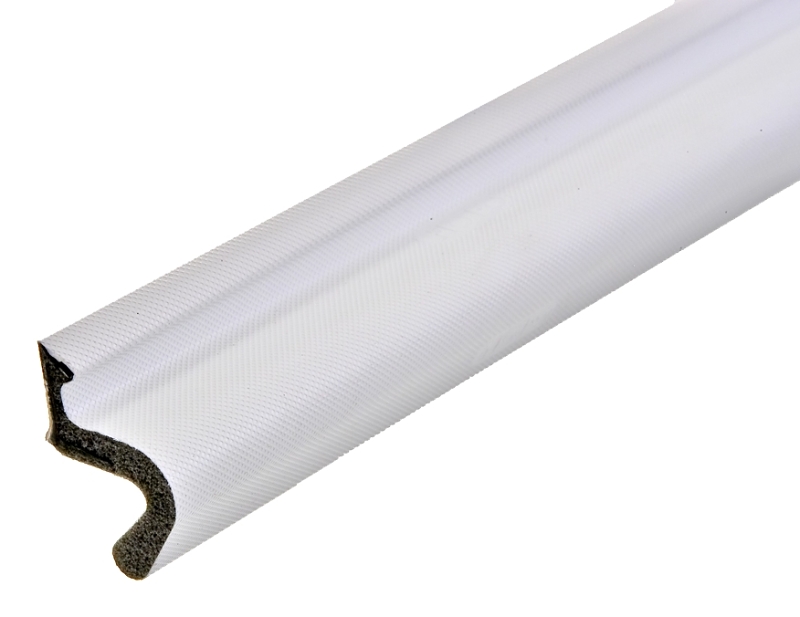 WEATHERSTRIP DOOR 1 X 17FT WHT