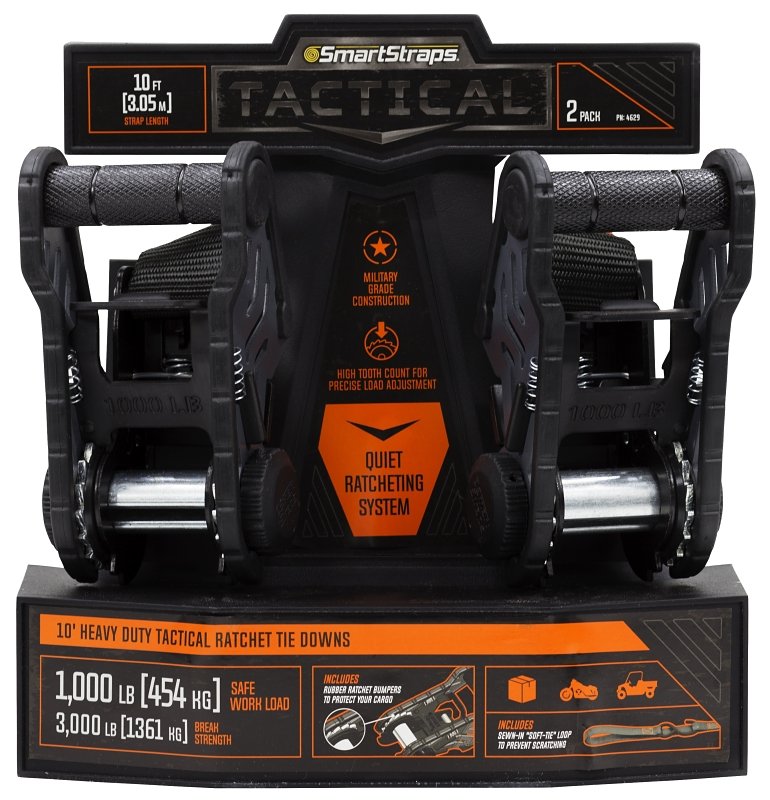 TIE DWN TACTCL 2PK 10FT 3000LB