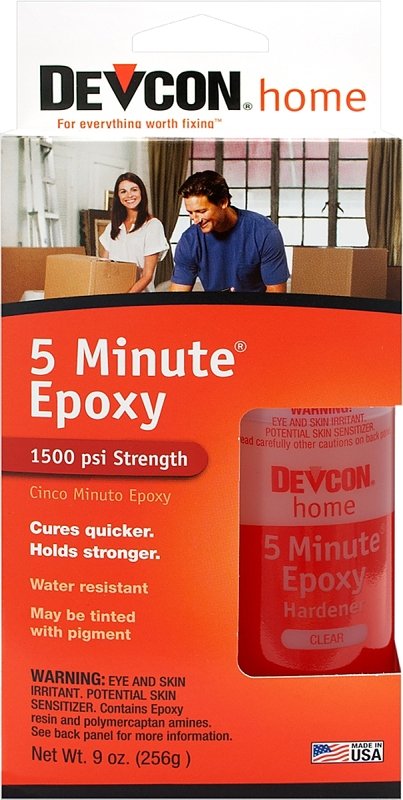 EPOXY 2-PRT WTR RSTNT CLR 9OZ 