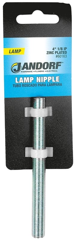 NIPPLE 1/8INCH IP 4IN ZINC PLT
