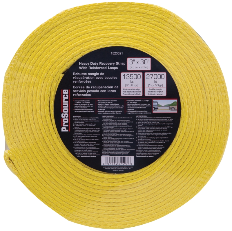 STRAP RECOVERY W/LOOP 3INX30FT