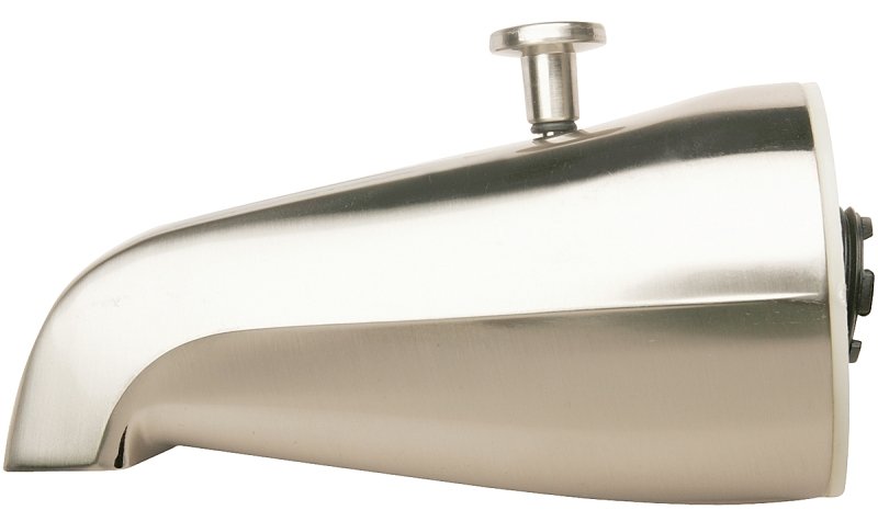 BATHTUB SPOUT-DIVERTER BR NIC 