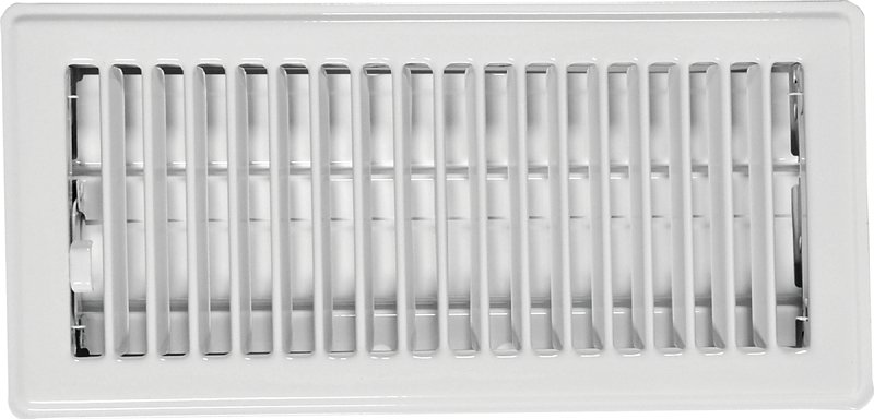 REGISTER FLOOR 2-1/4X12IN WHT 