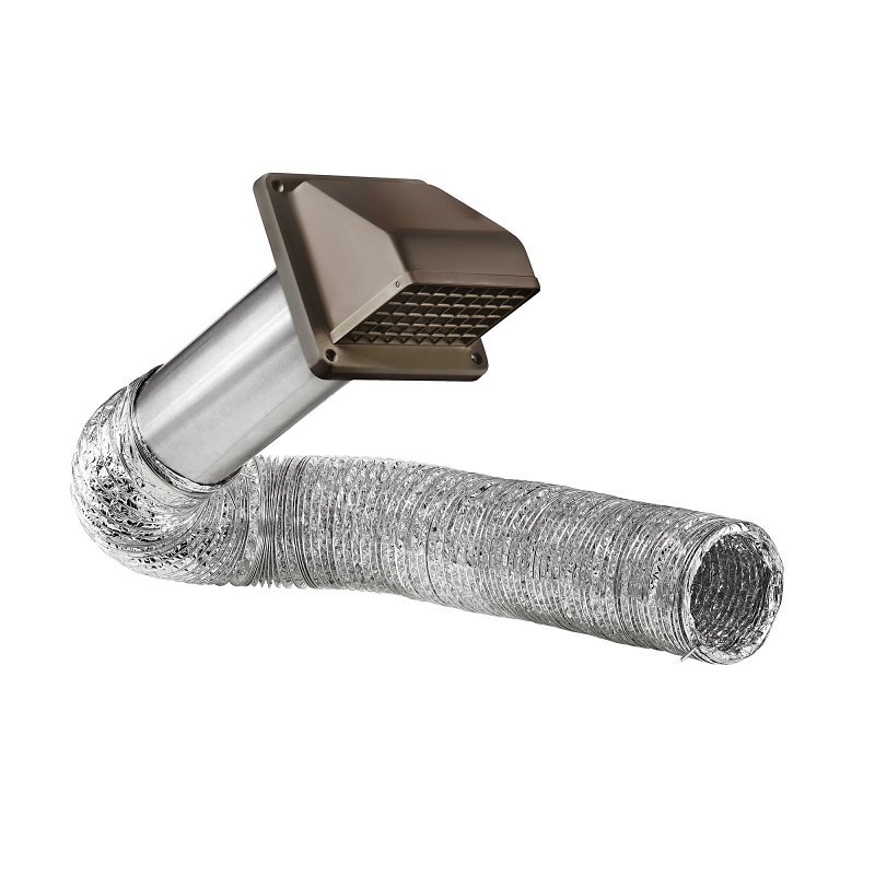 [1496769] VENT KIT DRYER ALUM 4INX8FT BR