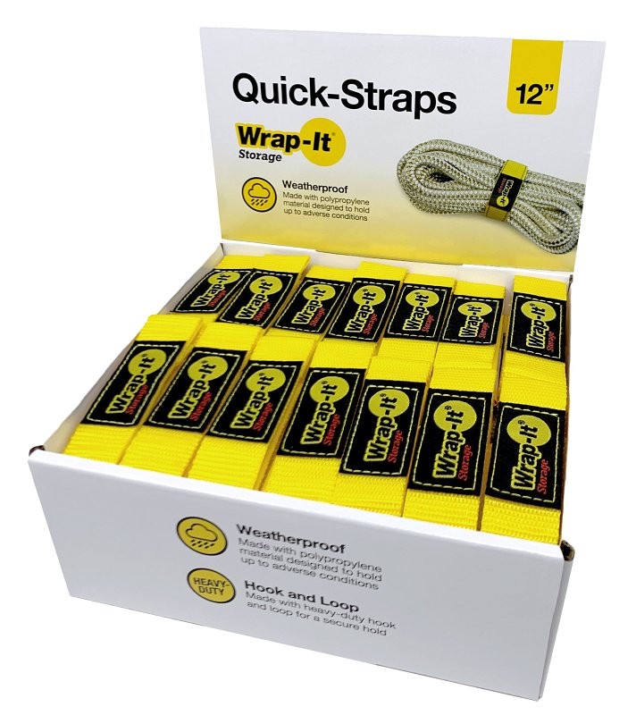 STRAP QUICK YELLOW 12IN       