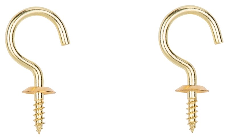 [5746128] CUP HOOK SOLID BRASS 1-1/2IN  
