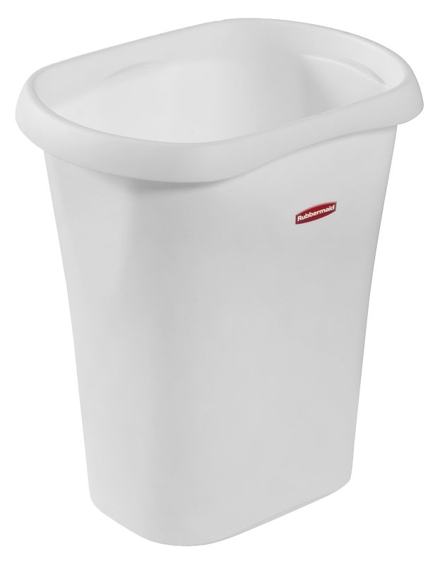 [3864030] WASTEBASKET OPEN 12 QT WHITE  