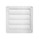 HOOD VENT LOUVER PLST 6IN WHT 
