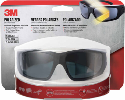 EYEWEAR SFTY POLRIZD W/BLK FRM