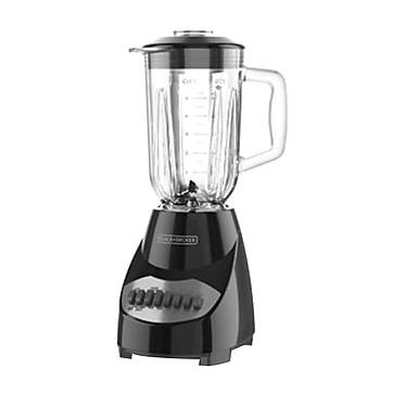 BLENDER 10-SPD W/GLASS JAR BLK