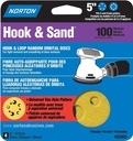 SANDING DISC H/L 5IN 100GRIT  