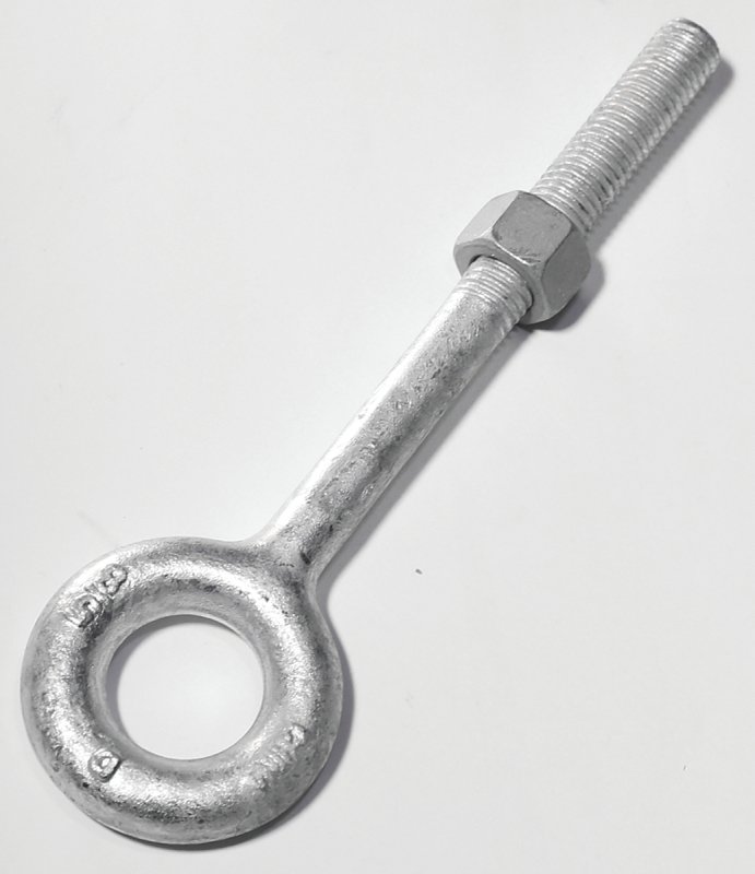 [6342224] EYE BOLT W/NUT 1/2X6IN GALV   