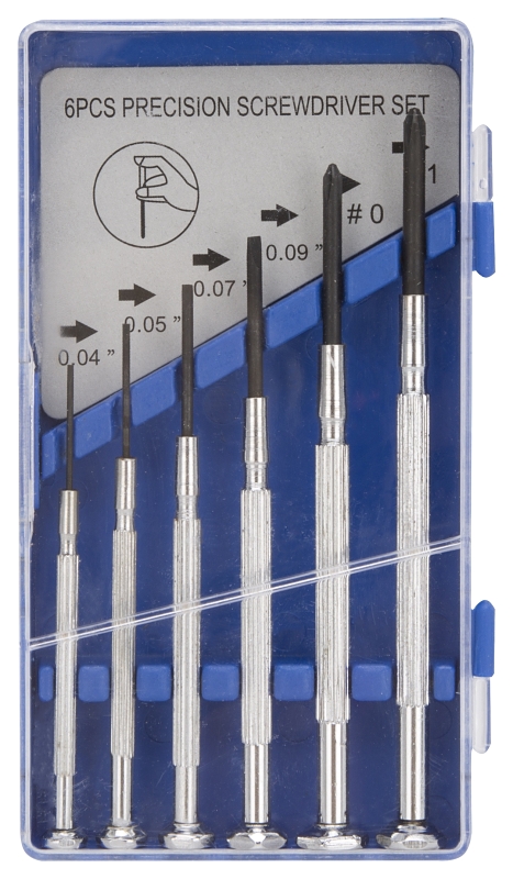SCREWDRIVER PREC SET 6PC      