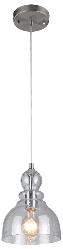 PENDANT MINI BN W/CLR GLS 1LT 