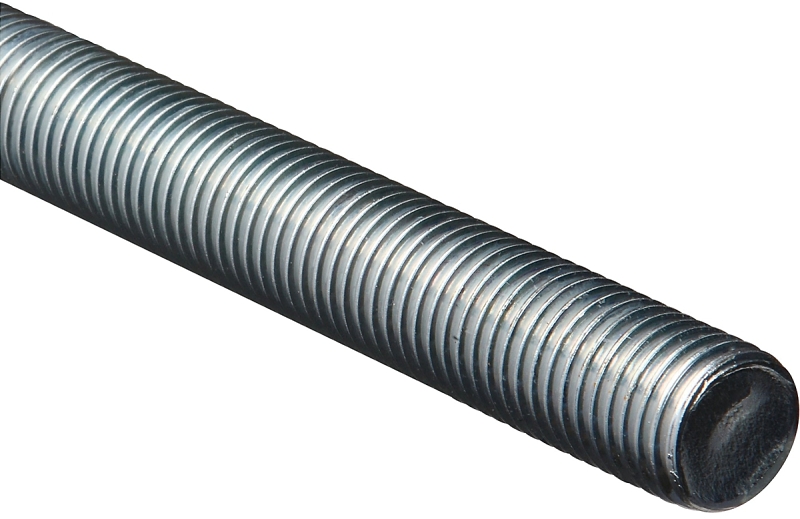 STEEL ROD THREAD ZN CRS 1-8X72