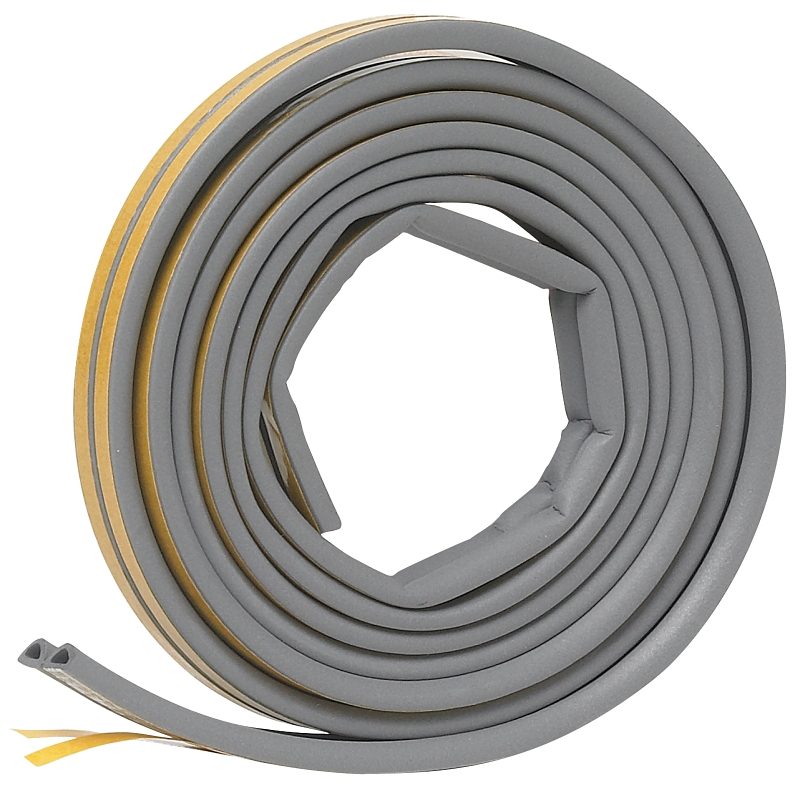 WEATHERSTRIP EPDM ADH 17FT GRY