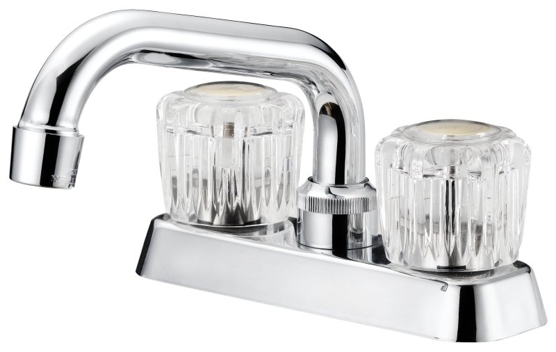 FAUCET LAUNDRY 4IN 2HNDL CHRM 