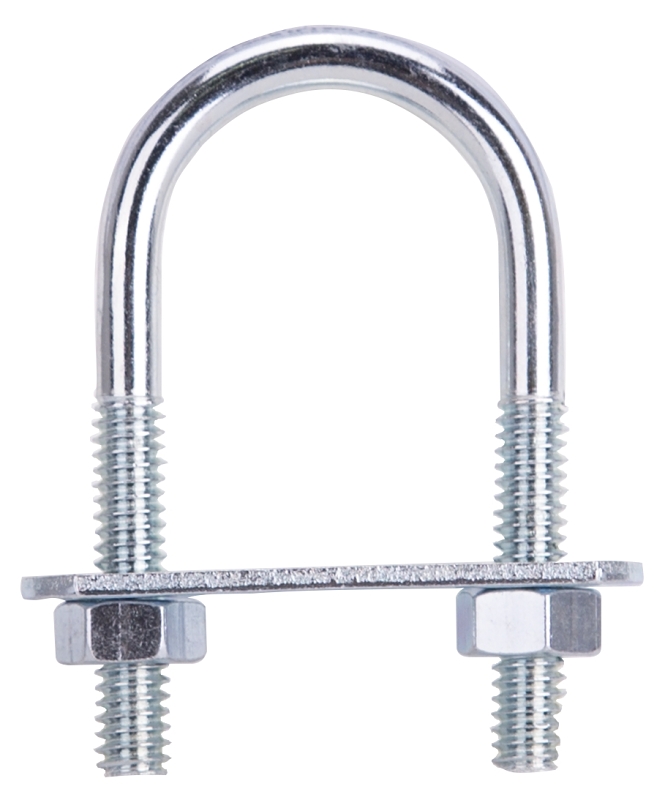 BOLT U STEEL 1/4X1-1/8X2.25 ZN