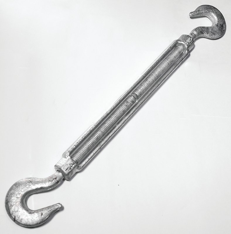 [6344691] TURNBUCKLE HOOK/HK 1/2X12 GALV