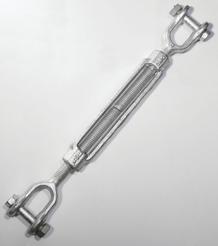 [6346100] TURNBUCKLE JAW/JAW 1/2X6 GALV 