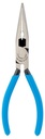 PLIER LONG NOSE 6IN CUSH HNDL 