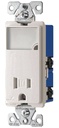 RECEPTACLE DECORATOR WHT      