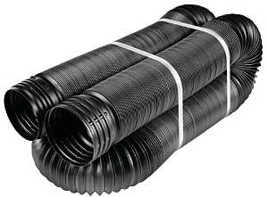 DRAIN PIPE SOLID FLEX 4INX25FT