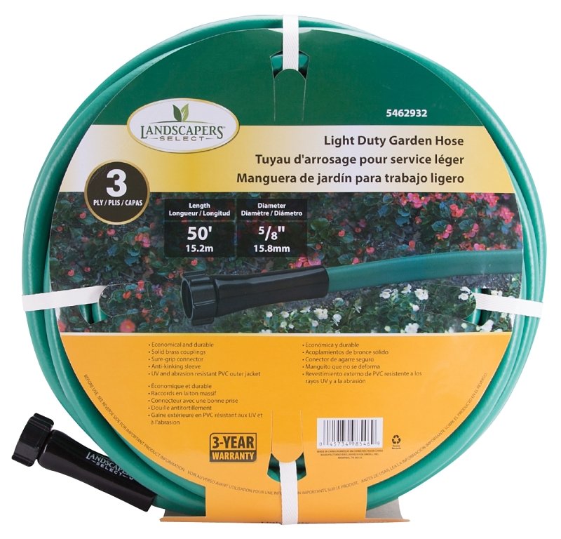 [5462932] HOSE GARDEN PVC 3PLY 5/8X50FT 