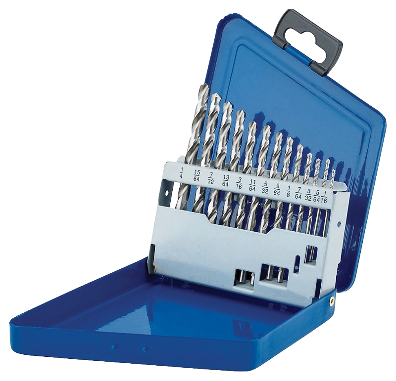 13PC HGH SPD STL DRILL BIT SET