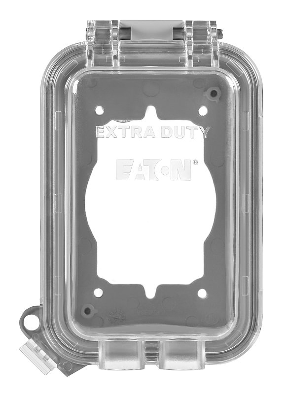 [4244646] COVER BOX WTHR 1 GANG CLEAR   