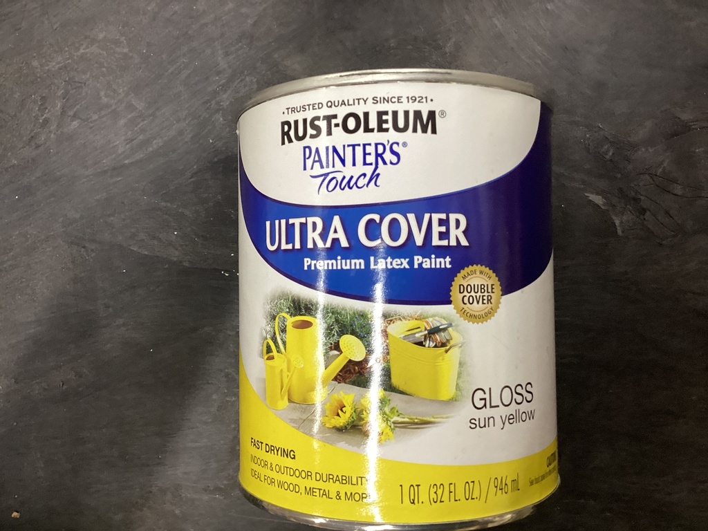 PAINT ACRY GLOSS SUN YELLOW QT