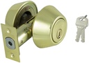 DEADBOLT DOUBLE CYL 6-WAY PB  