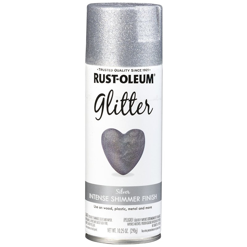 PAINT SPRAY GLITR SLVR 10.25OZ