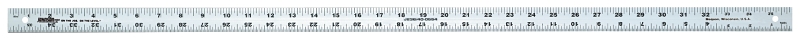 RULER YARDSTICK ALUMINUM 36IN 