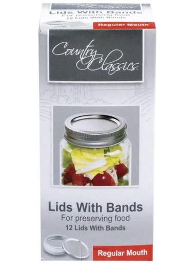 LID-BANDS REGULAR MOUTH 12PACK