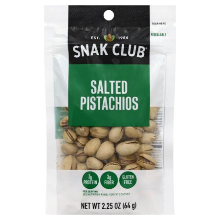 SNACK CLUB PISTACHIO2.25OZ/6CT