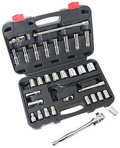 SOCKET SET 32PC 1/2DRIVE SAE  
