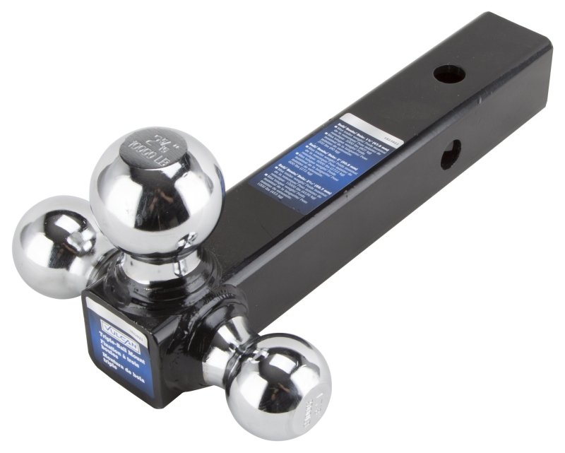 [1823921] TRI-BALL HITCH BLCK/CHRM 8IN L