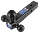 TRI-BALL HITCH BLACK 8IN L    