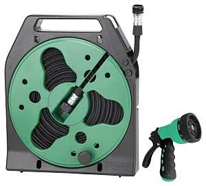 HOSE REEL FLAT W/1NZL 1MA 50FT