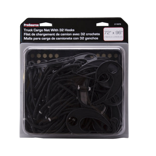 CARGO NET 32 HOOKS 72X96IN    