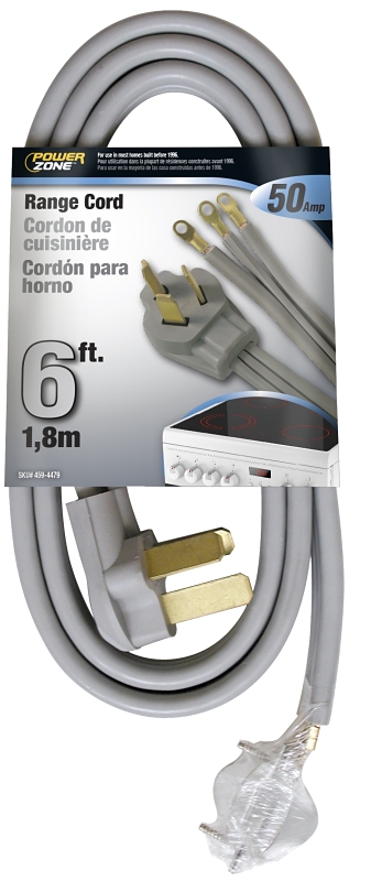 CORD RANGE 50A 6/2-8/1X6FT GRY