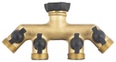 MANIFOLD FAUCET BRS 4WAY      