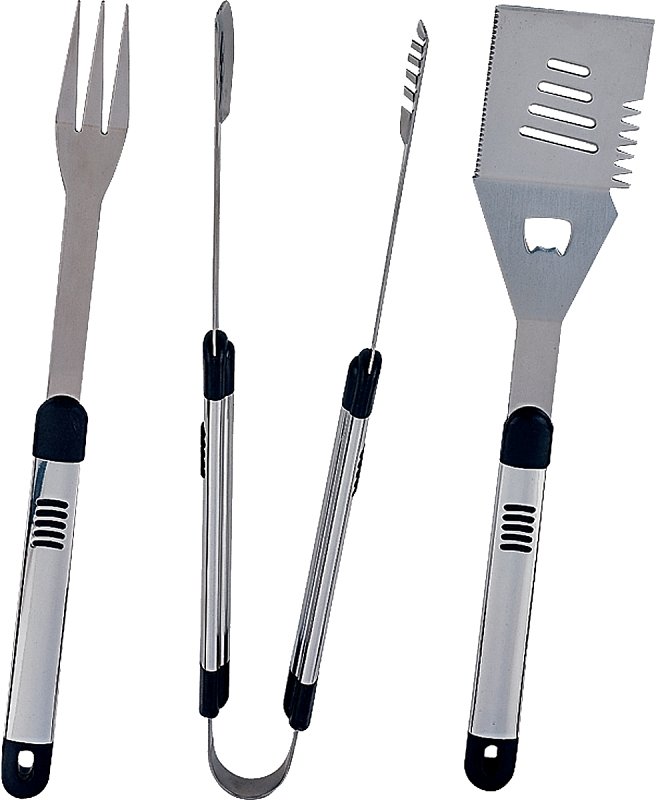 [8112443] TOOL SET BBQ HVY DUTY SS 3PC  