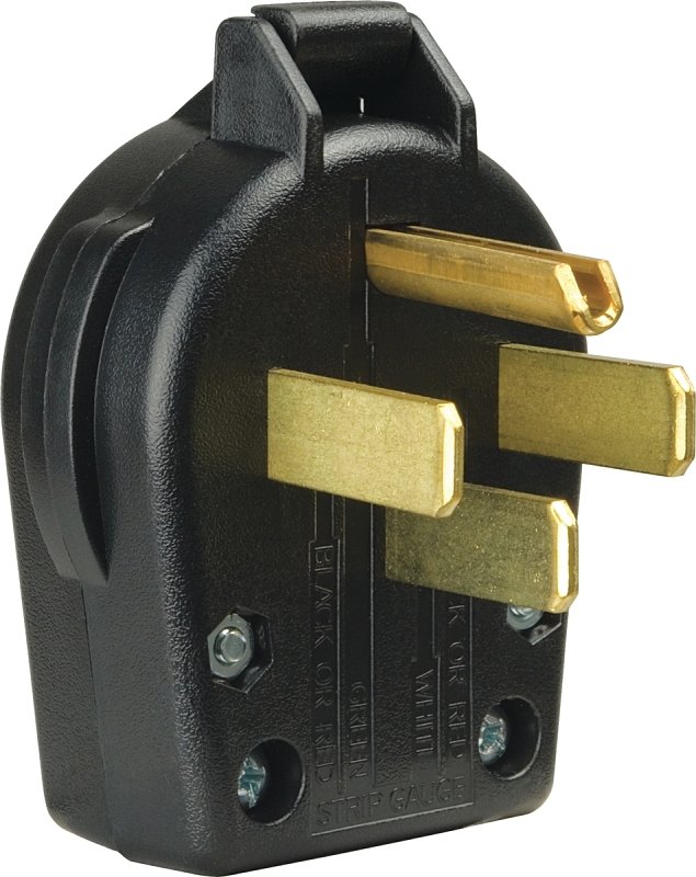 [6410096] BLK PLAST ANG 4WR PLG 125/250V