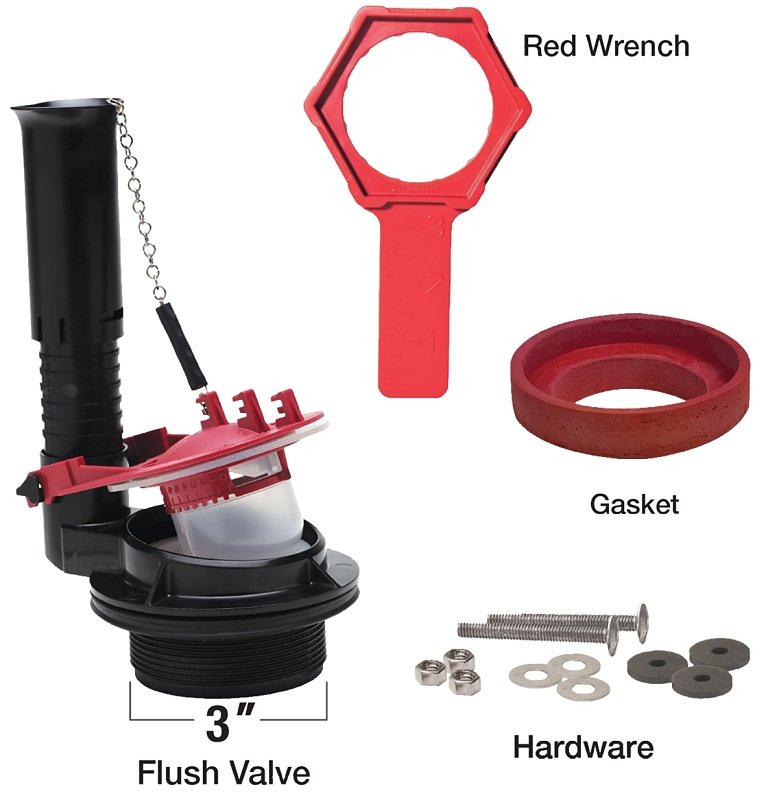 [2987915] KIT FLUSH VALVE ADJ W/3IN FLPR