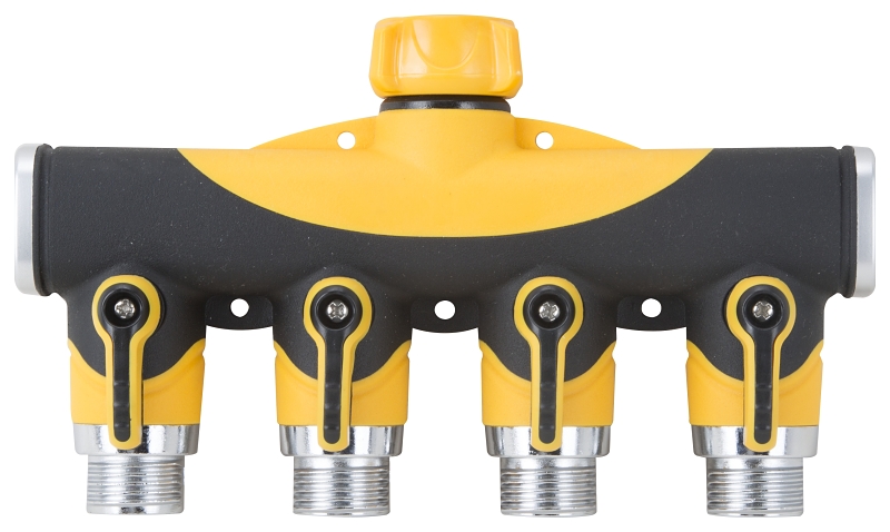 FAUCET MANIFOLD 4 OUTLET      